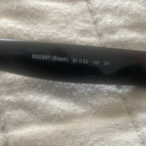 COPY - Rare Coach Black Sunglasses Iridescent Logo.” - Picture 7 of 7